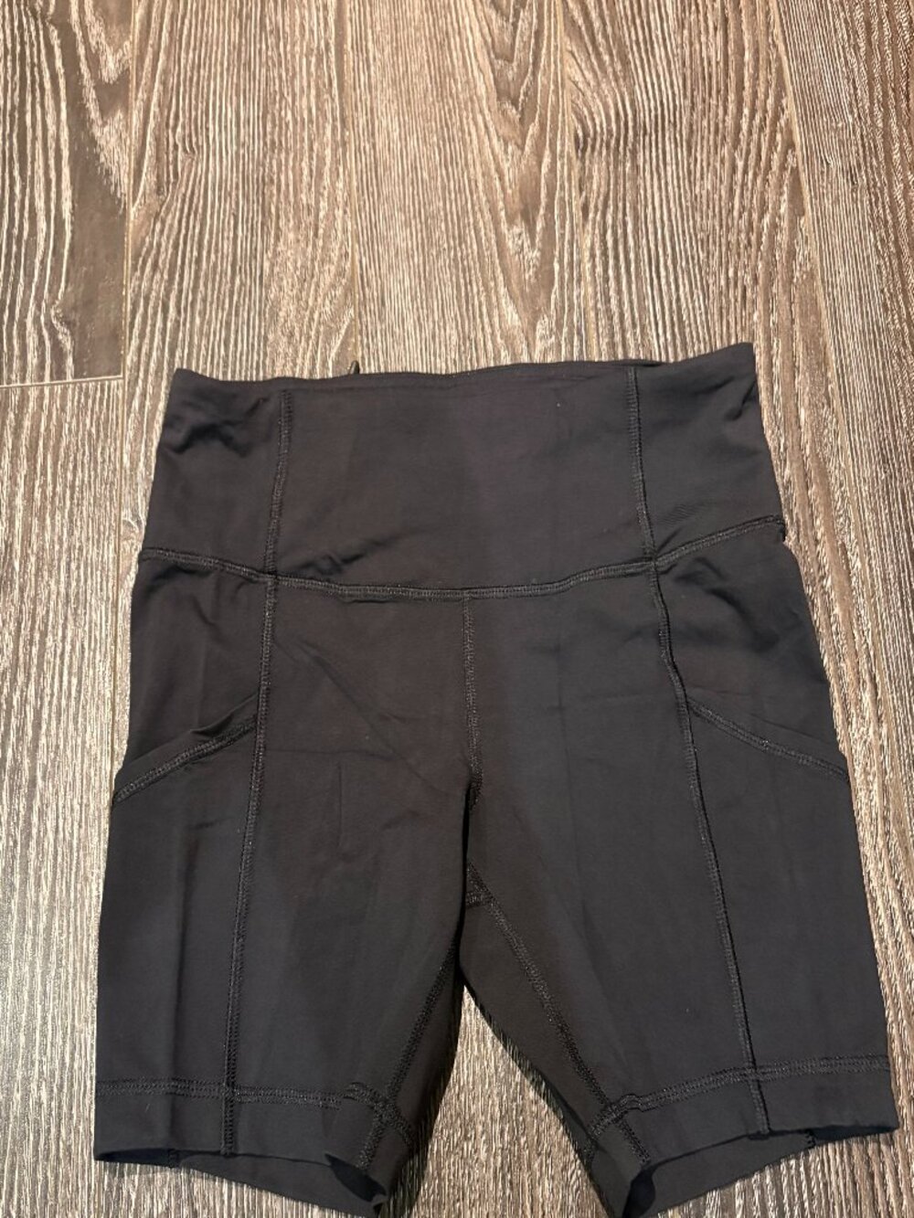 Lululemon Black Longline Running Shorts